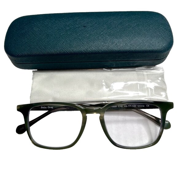 Felix Gray Nash Blue Light Glasses Artichoke Tortoise Acetate Computer 49-17-140 - Picture 1 of 10
